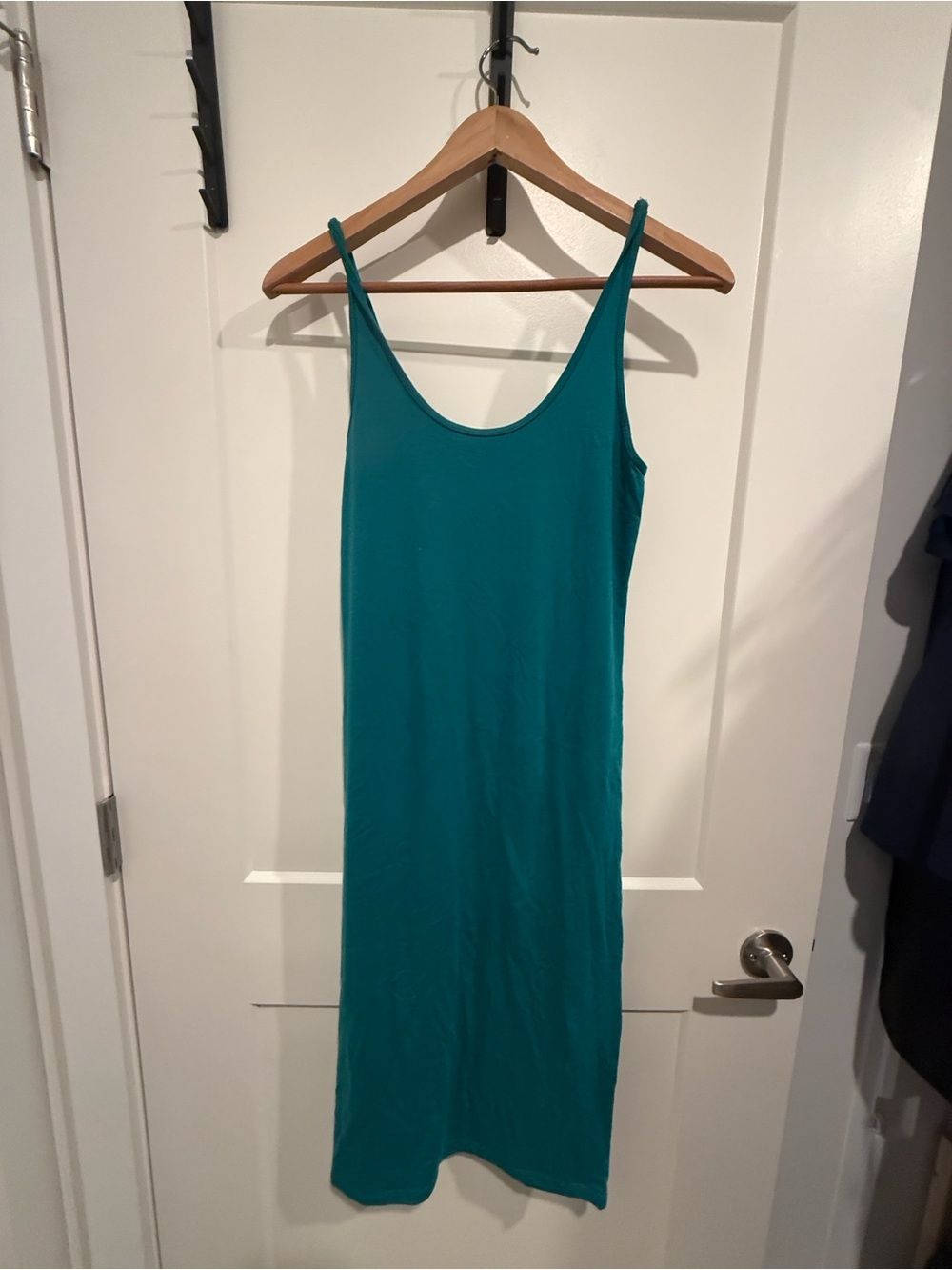 Women’s Teal Slip Midi Dress